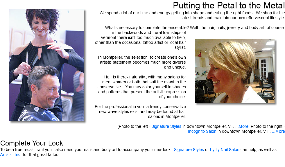 Salons & Spas in Montpelier, VT